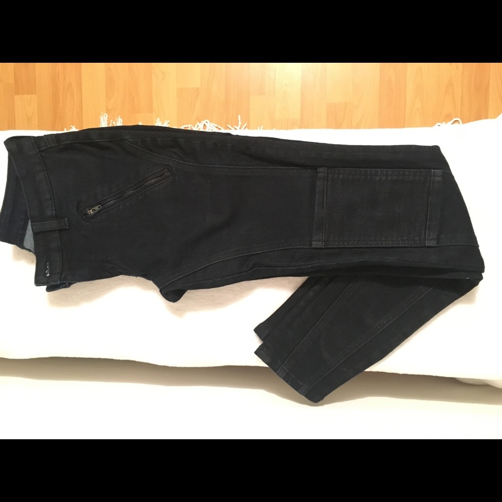 Michael Kors biker styled jeans